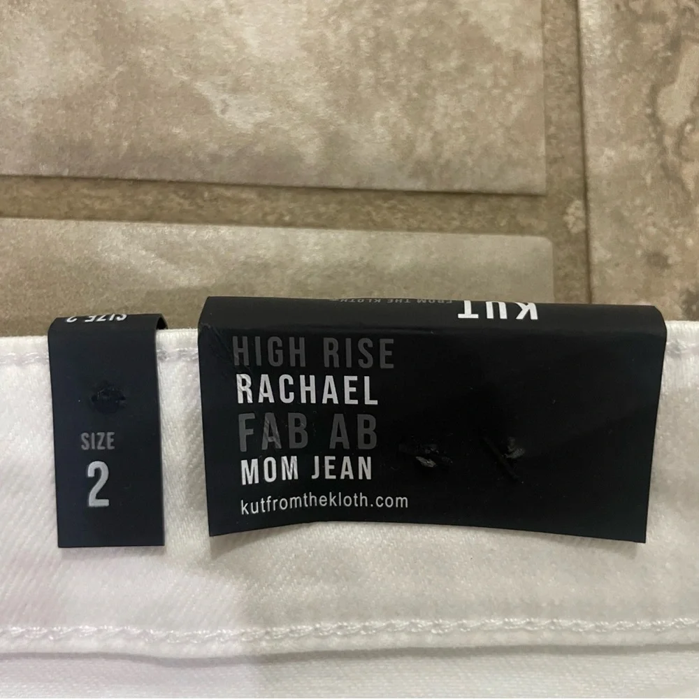 KUT From The‎ Kloth High Rise Rachel Fab AB Mom Jean sz 2 - Picture 3 of 10